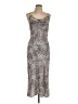 Lovestitch 100% Polyester Animal Print Silver Cocktail Dress Size L - photo 1