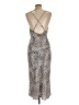 Lovestitch 100% Polyester Animal Print Silver Cocktail Dress Size L - photo 2