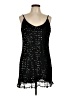 Forever 21 100% Polyester Stars Black Cocktail Dress Size L - photo 1