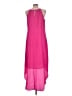 Old Navy 100% Polyester Solid Pink Casual Dress Size L - photo 2