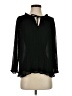 Ann Taylor LOFT 100% Polyester Black Long Sleeve Blouse Size S - photo 1