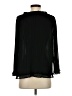 Ann Taylor LOFT 100% Polyester Black Long Sleeve Blouse Size S - photo 2