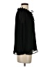 Ann Taylor LOFT 100% Polyester Black Long Sleeve Blouse Size S - photo 4