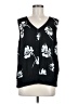 CAbi 100% Polyester Black Sleeveless Blouse Size M - photo 1