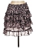 Vero Moda Floral Black Casual Skirt Size M - photo 1