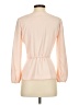 J.Crew 100% Polyester Pink 3/4 Sleeve Blouse Size 2 - photo 2