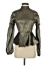 CQ by CQ Metallic Green Long Sleeve Blouse Size S - photo 1