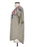 Johnny Was 100% Cotton Gray Short Sleeve Top Size XS - photo 5