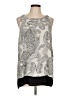 Premise Studio 100% Polyester Ivory Sleeveless Blouse Size L - photo 1