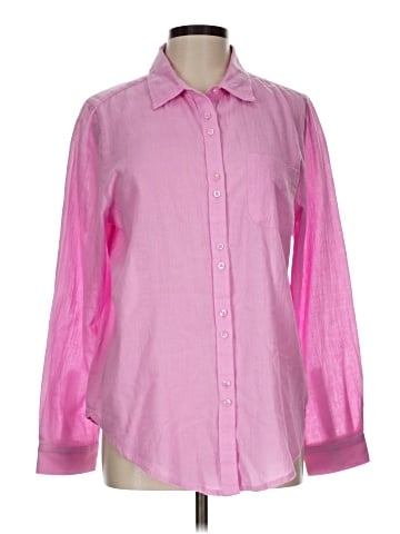 Lilla P Long Sleeve Button-Down Shirt (view 1)