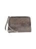 AMEN 100% Leather Silver Leather Wristlet One size - photo 1