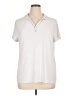 Weekends by Chico's Ivory Short Sleeve Top Size XL - photo 1