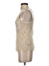Sparkle & Fade 100% Polyester Ivory Sleeveless Top Size XS - photo 5
