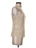 Sparkle & Fade 100% Polyester Ivory Sleeveless Top Size XS - photo 4