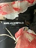 Karl Lagerfeld Paris 100% Polyester Floral Black 3/4 Sleeve Blouse Size S (estimated) - photo 7