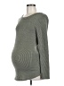 Hello Miz Green Long Sleeve Top Size Med Maternity - photo 1
