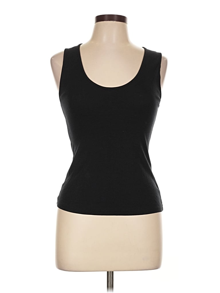 Pre-owned Zara Tank Top Black Strapless Neckline Tops