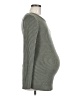 Hello Miz Green Long Sleeve Top Size Med Maternity - photo 4