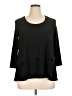 Sympli Black 3/4 Sleeve Top Size 14 - photo 1