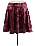 ModCloth Solid Burgundy Casual Skirt Size M - photo 1