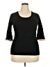 Burberry Black 3/4 Sleeve Top Size XL - photo 1