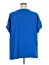J.Jill 100% Polyester Blue Short Sleeve Blouse Size 4X - photo 2