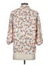 NANETTE Nanette Lepore 100% Polyester Floral Multi Color White 3/4 Sleeve Blouse Size S - photo 2