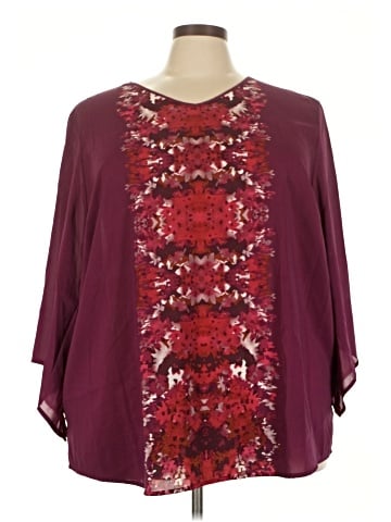 Maggie Barnes for Catherines 3/4 Sleeve Blouse (view 1)