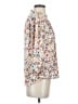 NANETTE Nanette Lepore 100% Polyester Floral Multi Color White 3/4 Sleeve Blouse Size S - photo 4