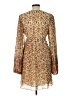 Let Me Be Print Tan Cocktail Dress Size L - photo 2