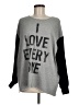Cinq à Sept Graphic Gray Pullover Sweater Size M - photo 1