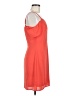 Express 100% Polyester Solid Orange Casual Dress Size 6 - photo 4