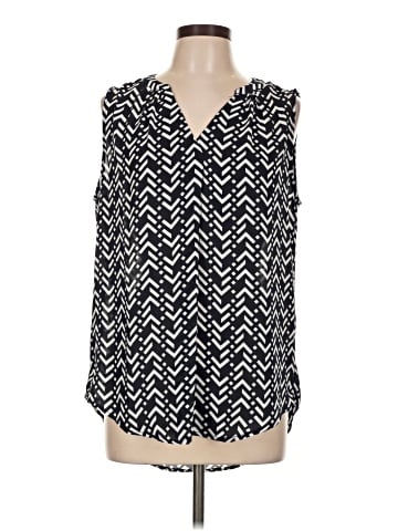 Roz & Ali Sleeveless Blouse (view 1)