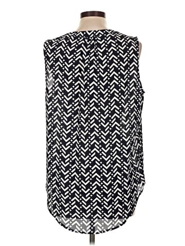 Roz & Ali Sleeveless Blouse (view 2)