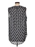 Roz & Ali 100% Polyester Chevron-herringbone Black Sleeveless Blouse Size L - photo 2