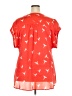 Daniel Rainn Stars Red Short Sleeve Blouse Size 2X - photo 2