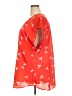 Daniel Rainn Stars Red Short Sleeve Blouse Size 2X - photo 5
