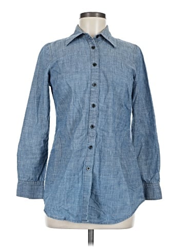 INC International Concepts Long Sleeve Button-Down Shirt (view 1)