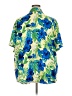 Teddi 100% Rayon Tropical Blue Short Sleeve Blouse Size 3X - photo 2