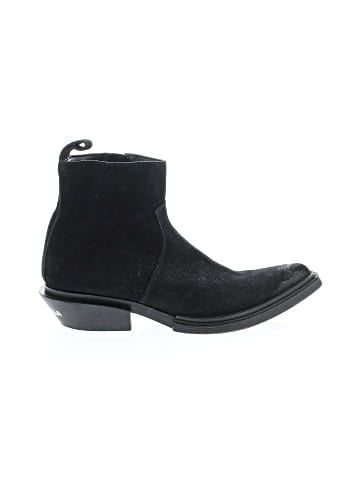 Balenciaga Suede Santiag Ankle Boots (view 1)