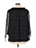 Blousology 100% Polyester Black 3/4 Sleeve Blouse Size 1X - photo 2