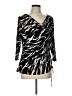 Dana Buchman Black 3/4 Sleeve Blouse Size L - photo 1