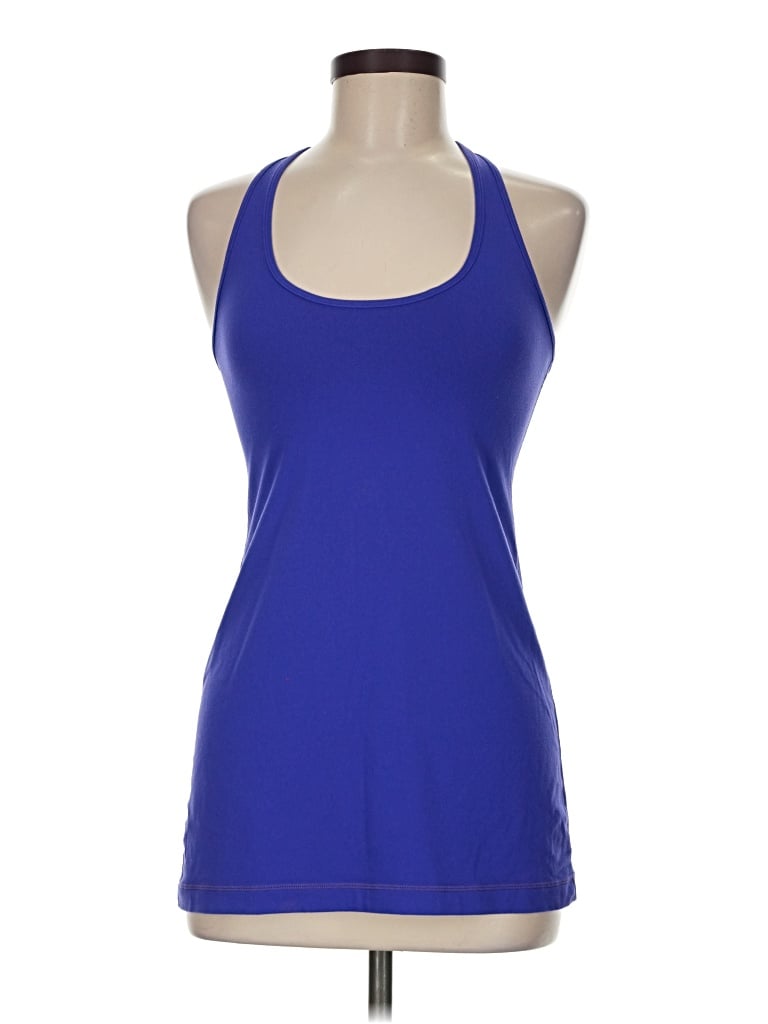 Pre-owned Lululemon Athletica Active Tank Top In Blue