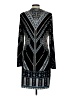 Hale Bob Print Black Casual Dress Size L - photo 2