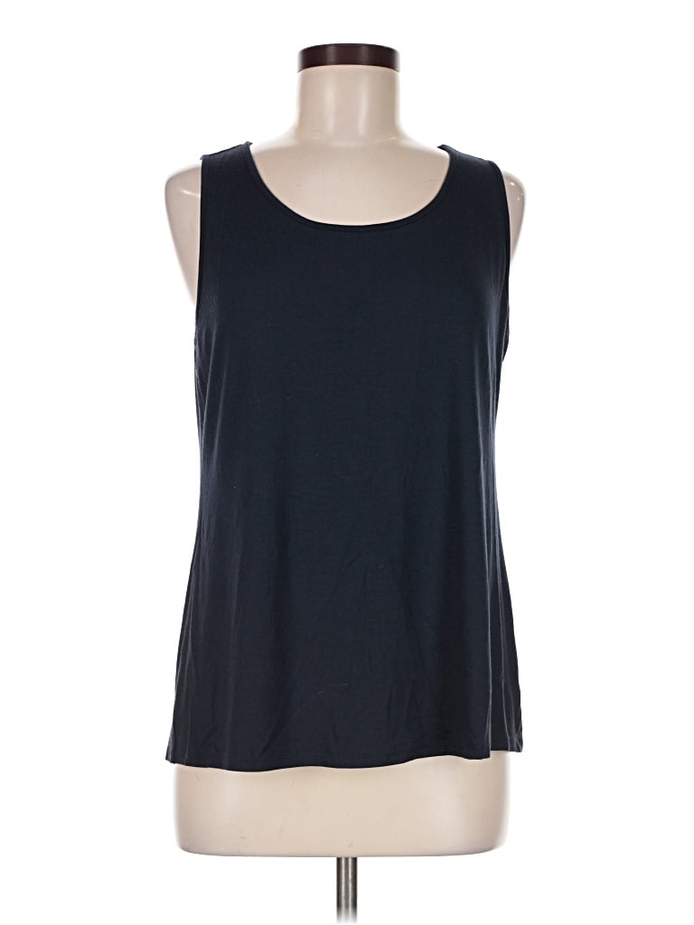 Pre-owned Jjill Sleeveless T-shirt In Blue