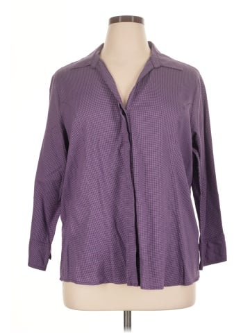 Riders by Lee 3/4 Sleeve Button-Down Shirt (view 1)