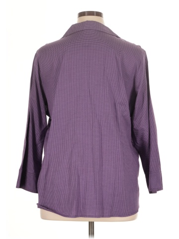 Riders by Lee 3/4 Sleeve Button-Down Shirt (view 2)