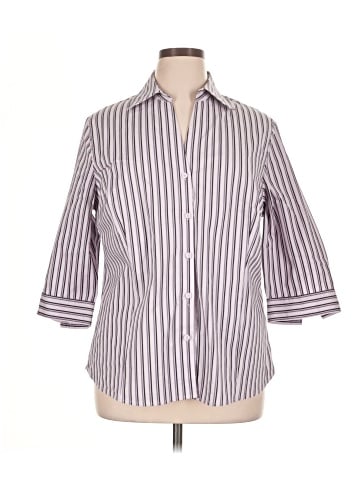Worthington 3/4 Sleeve Button-Down Shirt (view 1)