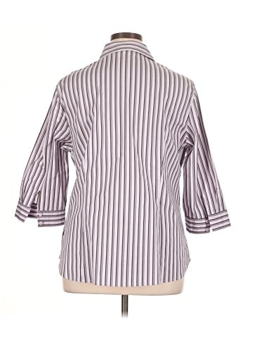 Worthington 3/4 Sleeve Button-Down Shirt (view 2)