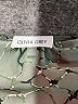 Olivia Grey 100% Polyester Green 3/4 Sleeve Blouse Size L - photo 7